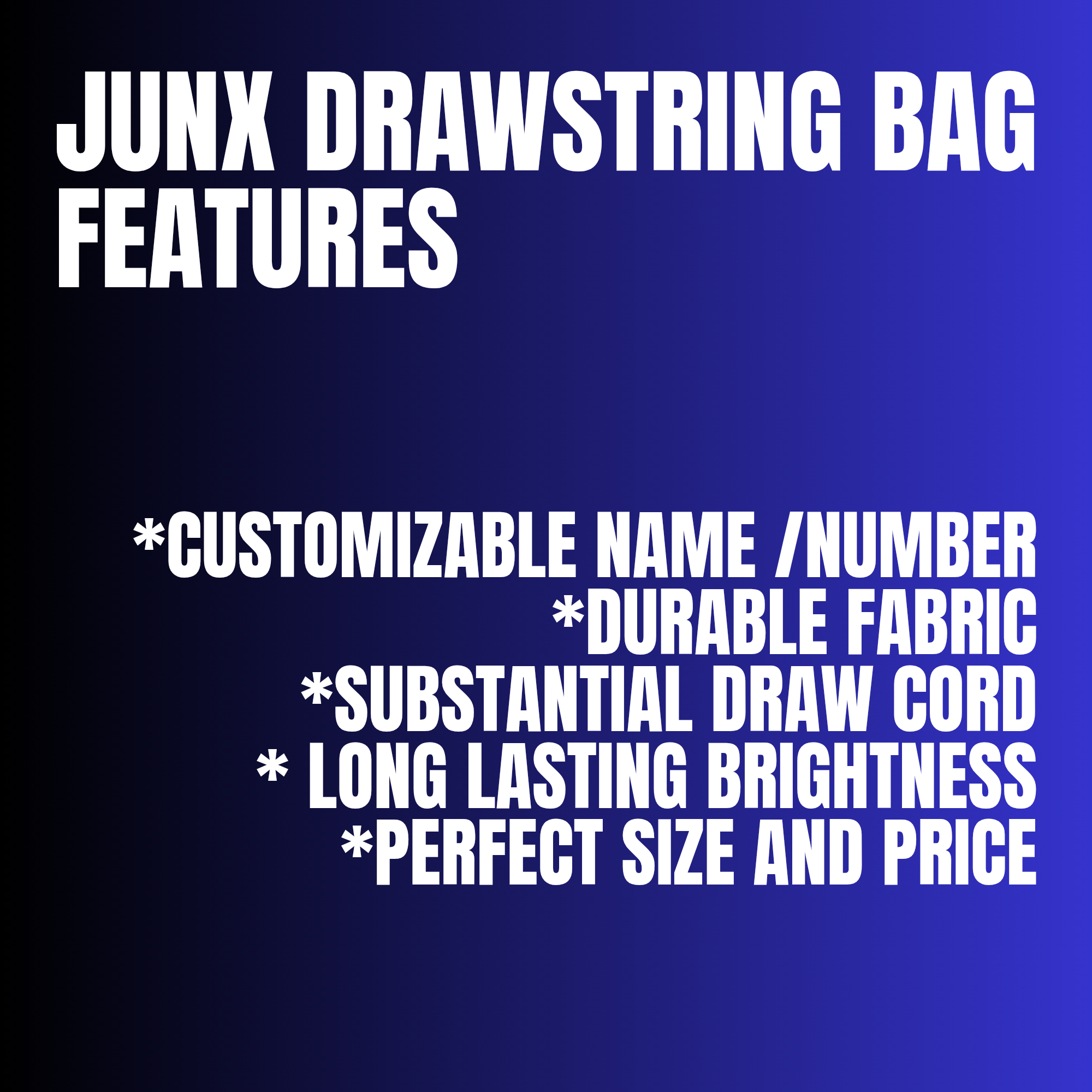 DUAL FLAG Drawstring Fan Bag
