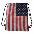 DUAL FLAG Drawstring Fan Bag